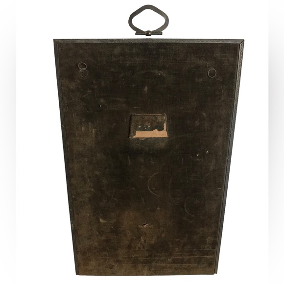 Antique Baby Photo Convex Bubble Glass Frame 10.5 X 16.5” Rectangle Colorized - Picture 13 of 13